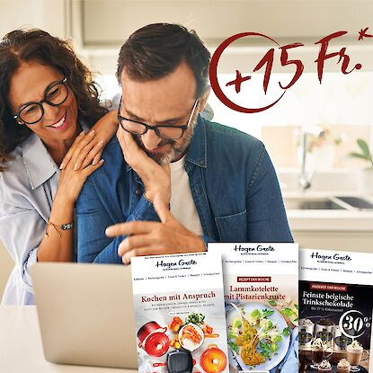 Jetzt Newsletter abonnieren & 15Fr.-Gutschein erhalten