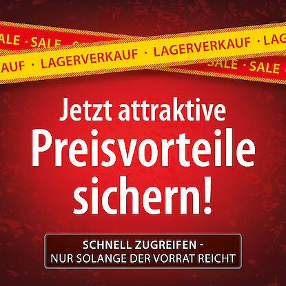 Lagerr&auml;umung mit bis zu 50 % Rabatt auf K&uuml;chen- und Haushaltsartikel &ndash; nur solange der Vorrat reicht