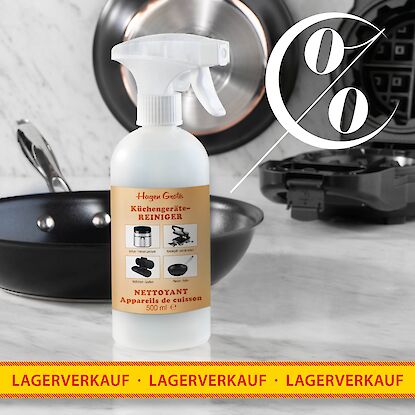 Lagerverkauf K&uuml;chenreiniger f&uuml;r Airfryer, Waffeleisen und Pfannen &ndash; Spezialreiniger f&uuml;r K&uuml;chenger&auml;te im Angebot