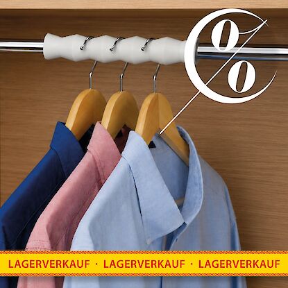 Lagerverkauf Haushaltshelfer f&uuml;r den Kleiderschrank &ndash; platzsparende Mehrfach-Kleiderb&uuml;gel zur optimalen Organisation