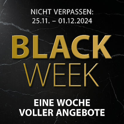 Black Week Angebote 25.11. – 01.12.2024: Eine Woche voller Angebote. Nicht verpassen!