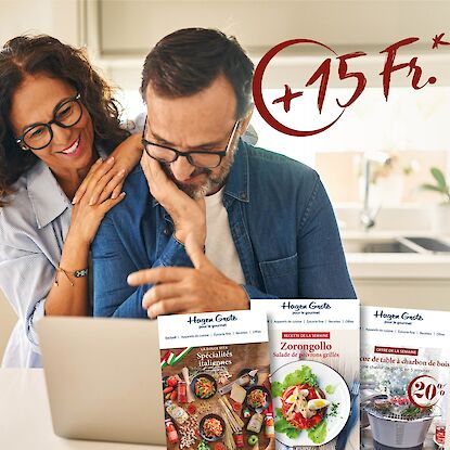 Inscription à la newsletter – Économisez 15 Fr.