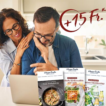 Jetzt Newsletter abonnieren & 15Fr.-Gutschein erhalten